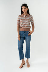 Eileen Cropped Straight Leg Jeans
