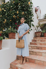 Collins Maxi Dress in Blue