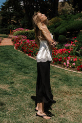 Marlie Asymmetrical Top in Cream
