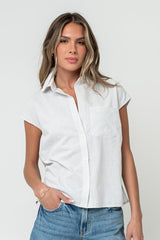 Carson Striped Button Up