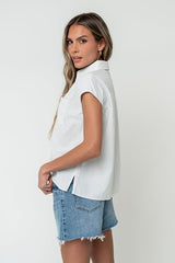 Carson Striped Button Up