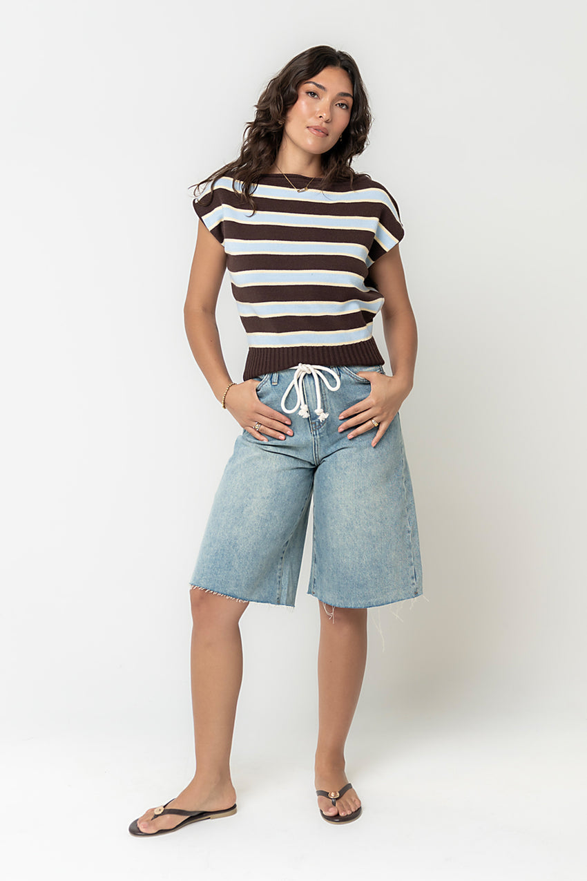 Shawn Denim Bermuda Shorts
