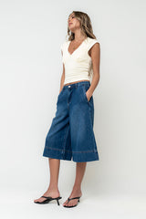 Alix Denim Culottes