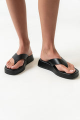 Lola Platform Sandal in Black