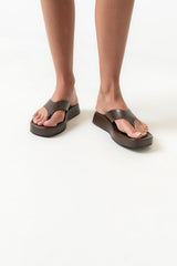 Lola Platform Sandal in Brown