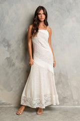 Jones Mixed Media Maxi Dress