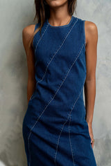 Raelynn Denim Midi Dress