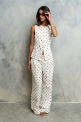 Natasha Polka Dot Vest