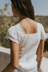 Lennon Lace Trim Blouse