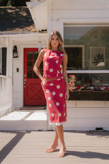 Taya Polka Dot Midi Skirt