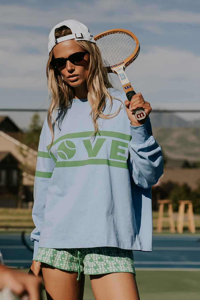 Venus Oversized Graphic Top