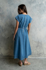 Louis Denim Midi Dress