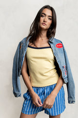 Jules Pinstripe Shorts