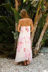Freya Floral Accordion Maxi Dress
