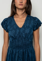 Eliza Maxi Dress in Navy