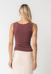 Alder Fitted Tank in Wine