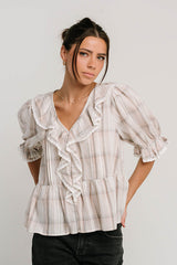 Ronnie Plaid Blouse