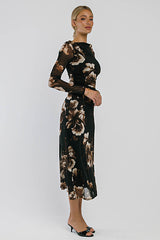 Alana Floral Midi Dress