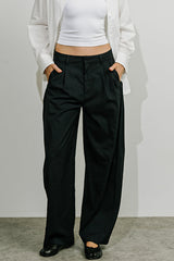 Alexa Pinstripe Barrel Trousers