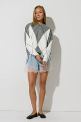 Briar Oversized Sweater in Charcoal