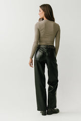 Dayna Vegan Leather Pants