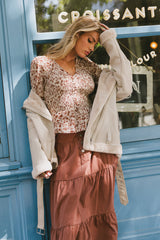 Vera Smocked Floral Blouse