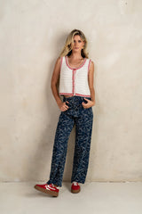 Malia Knit Tank in Ivory