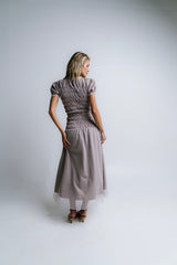 Daisy Gingham Maxi Dress