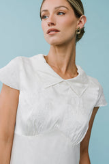 Tammy Embroidered Maxi Dress in Ivory
