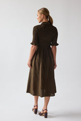 Jonas Gingham Midi Dress