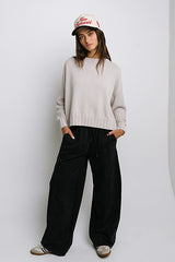 Payton Knit Sweater in Bone