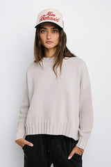 Payton Knit Sweater in Bone